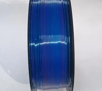 Silk PLA filament 1.75 mm, 1 kg, red/green/blue - cover