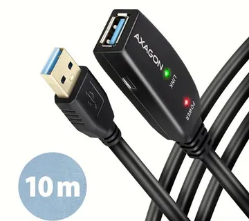 CC USB AM 3.2 (3.0)->USB AF, Akt produžni, 10m, ADR-310, AXA - cover