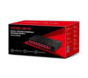 Switch Mercusys MS108G 8-port gigabit - cover