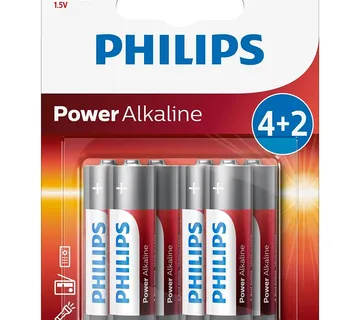 Philips baterije AA, 4+2 komada - cover