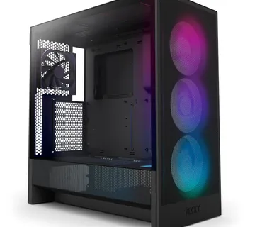 NZXT H5 Flow RGB 2024, crno bez napajanja, ATX - cover