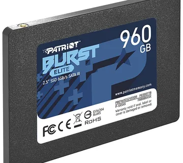 Patriot SSD Burst Elite R450/W320, 960GB, 7mm,2.5" - cover
