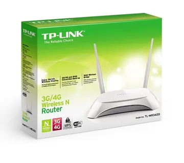 TP-Link TL-MR3420, 3G/4G Wireless N Router,300Mbps - cover