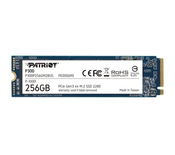 Patriot SSD P300 R1700/W1100, 256GB, M.2 NVMe - cover