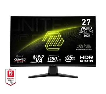 MON 27 MSI MAG 274CQF VA 180Hz - cover