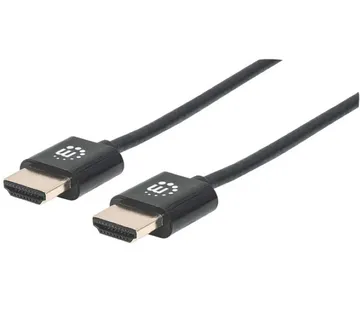 Manhattan kabel slim HDMI M/M, 4K@60Hz,eth,3m,crni - cover