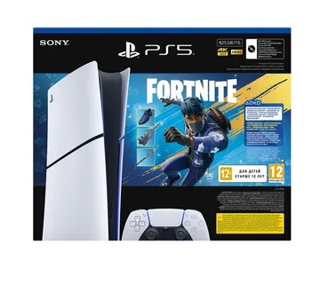Igraća konzola PlayStation 5 Slim Digital Edition E chassis + Fortnite VCH - cover