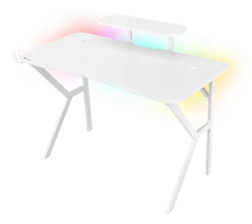 Genesis Holm 320 RGB, gaming stol, bijeli - cover