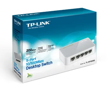 Mrežni switch 10/100Mbps  5 portni TP LINK TL-SF1005D - cover
