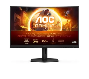 AOC C27G4ZXU, 27", 2xHDMI, DP, 280Hz, 0,3ms, HAS - cover
