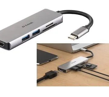 D-Link DUB-M530 5-u-1 USB-C Hub sa HDMI i SD/microSD čitačem kartica - cover