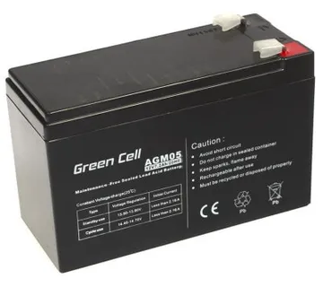 Accu Bat 12V/7.2Ah Green Cell Agm05 - cover