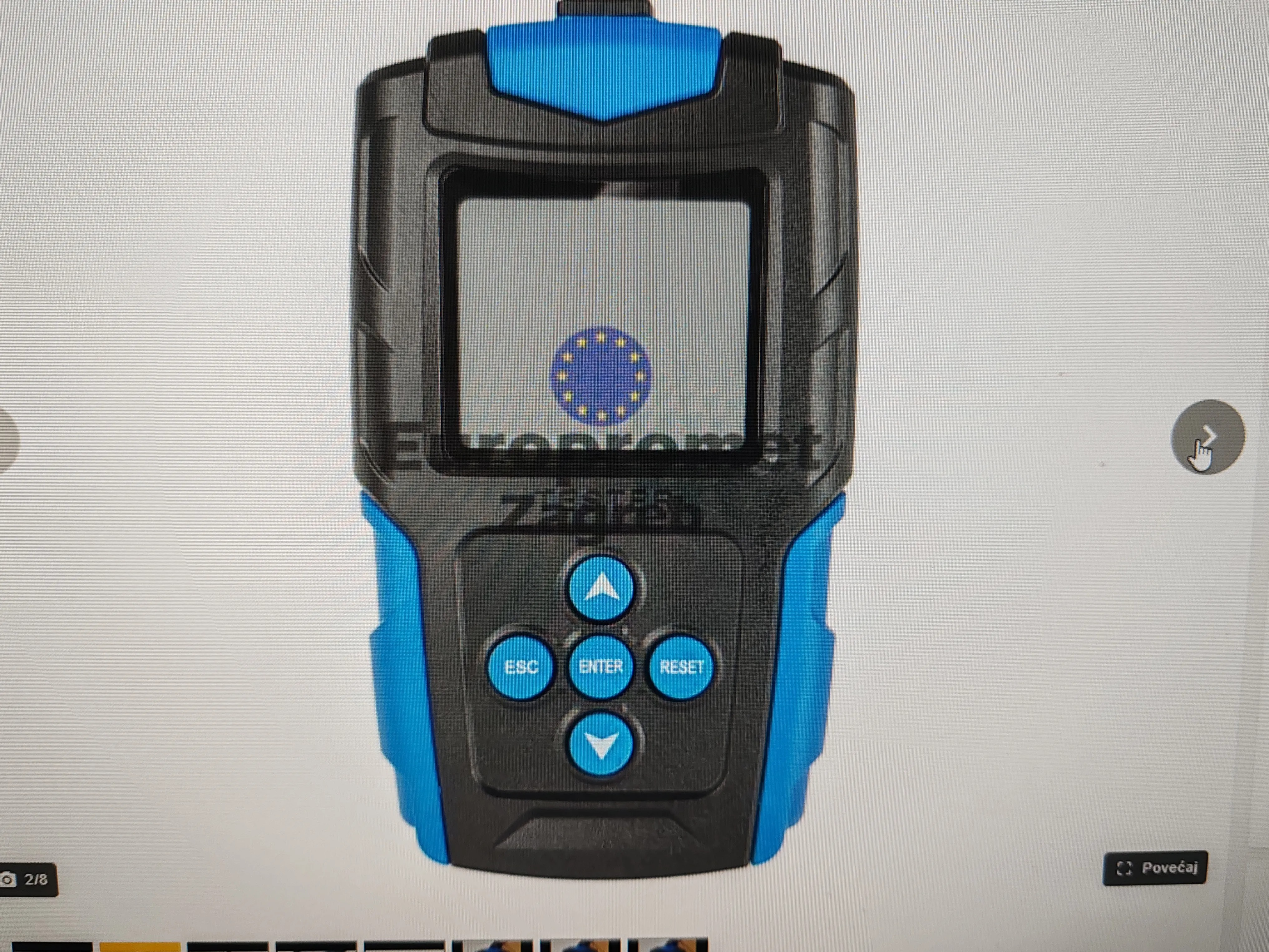 Tester akumulatora 12/24V 3Ah-200Ah LCD - cover