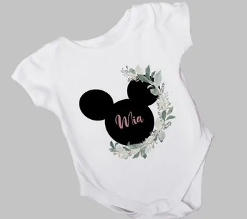 Personalizirani body za djevojčice – s aplikacijom Minnie Mouse - cover