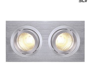 Ugradbena svjetiljka New Tria 2 SLV recessed fitting - Aluminij brušeni - cover