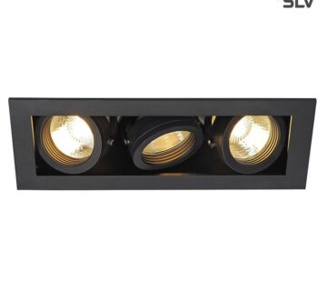 Ugradbena svjetiljka Kadux 3 Recessed Fitting SLV - Crna mat - cover
