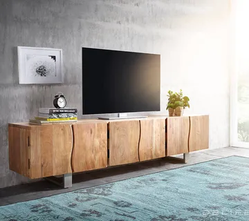 Komoda Live Edge 220x46cm, Materijal: Bagrem - cover