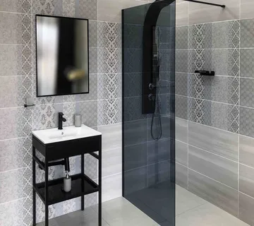 99909 Tuš stijena D-08 Grey Black 120x200 289,00€ AKCIJA-20%=231,20€ - Ogulin