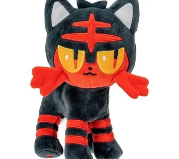 Pokemon Litten plišana igračka 20cm - cover