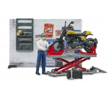 Bruder set Motocikl servis sa Scrambler Ducati Full Throttle motorom - cover