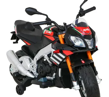 Licencirani motor na akumulator Aprilia Tuono V4 - crni - cover