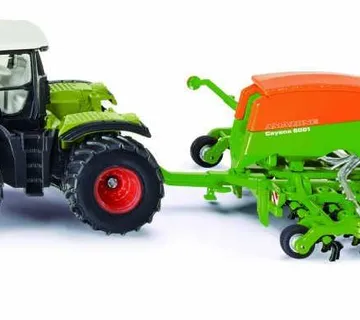 SIKU CLAAS TRAKTOR + AMAZON SIJAČICA - cover