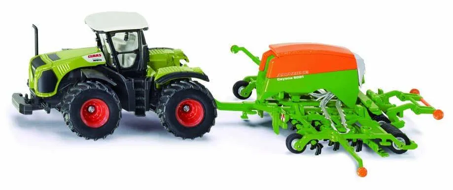 SIKU CLAAS TRAKTOR + AMAZON SIJAČICA - cover