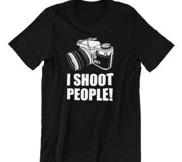 I Shoot People Muška Majica - cover