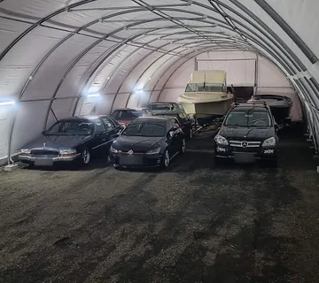 Montažna hala / montažni šator 9.15x12m 4,5m (V) 110m2 DOSTUPNO ODMAH - cover