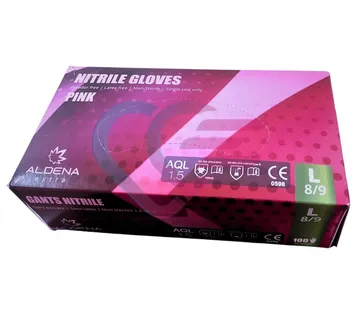 RUKAVICE NITRIL, PINK, L - cover