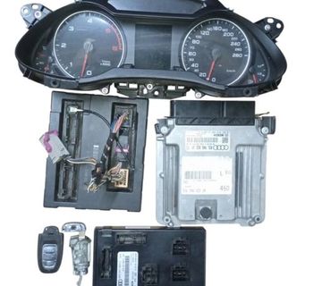 Audi A4 B8 8K A5 8T 2.0tdi set za paljenje komplet sat ecu bcm ključ - cover