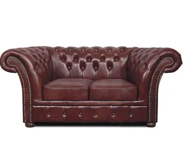 Chesterfield Dvosjed Winfield Basic Leather | 2-sjedišta | Cloudy Red - cover