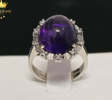 ZLATNI PRSTEN S DIJAMANTIMA (14k) 0,15ct / R1, RATE ! - cover