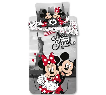 Mickey & Minnie ‘New York’ dječja posteljina, 140×200 cm - cover