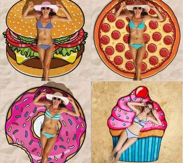 Prostirka za plažu u raznim oblicima - cover