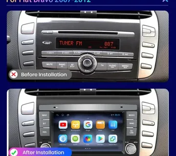 FIAT BRAVO original ANDROID RADIO multimedija WIFI PARKING KAMERA - cover