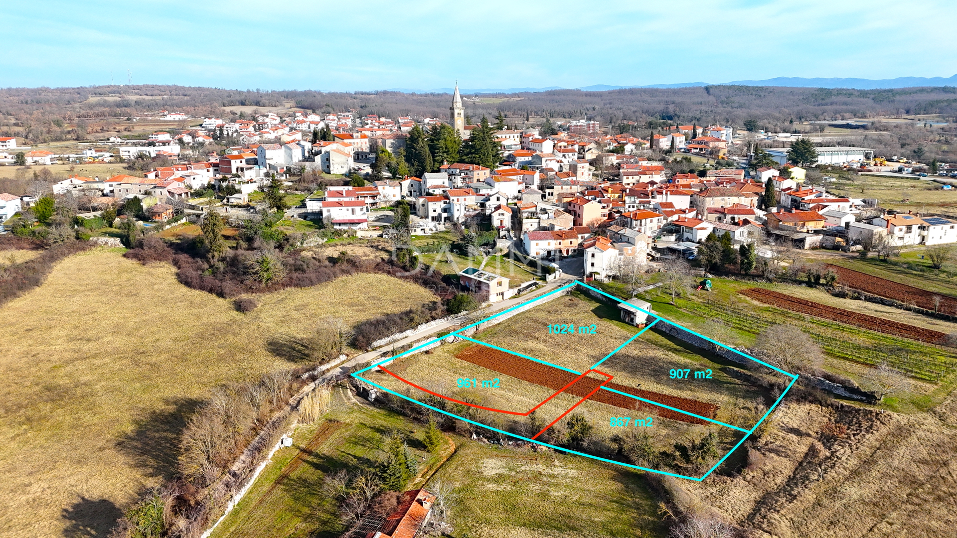 ISTRA, ŽMINJ - Građevinsko zemljište u centru - cover