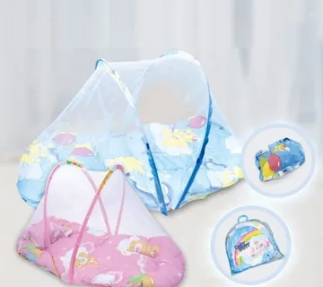 Prijenosni sklopivi krevetić sa mrežicom - cover