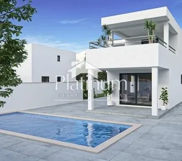 VODNJAN, VILLE NA ODLIČNOJ LOKACIJI, POGLED MORE, NOVO (prodaja) - cover