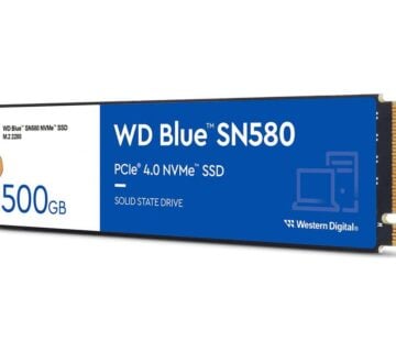 WD Blue SN580 NVMe SSD 500GB M.2 - cover