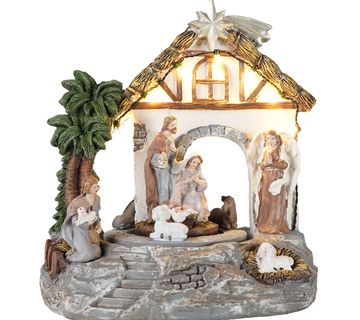 Dekorativna Božićna scena – Jaslice – 21 cm - cover