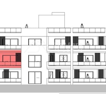 ZADAR-RIČINE-NOVOGRADNJA-Stan 75 m2 s 2 sp.sobe- 1. kat- 2 X parking - cover