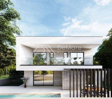 ZADAR-PRIVLAKA-Nova EKSKLUZIVNA moderna VILLA s bazenom,100 m od MORA! - cover