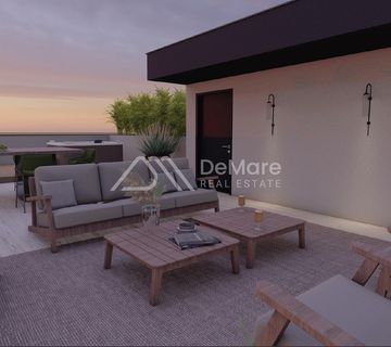 ZADAR-PRIVLAKA-Luksuzna novogradnja 97 m2 - 2 x Parking-POGLED NA MORE - cover