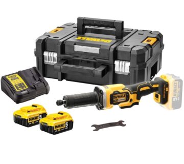 DeWalt aku ravna brusilica DCG426P2 18V 2x5,0Ah - cover