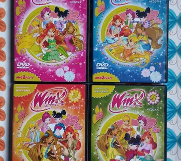 Winx Club - 1 Sezona - DVD 1,2,3,4 - cover