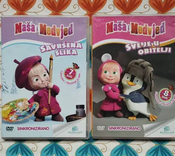 Maša i Medvjed   DVD   više naslova - cover