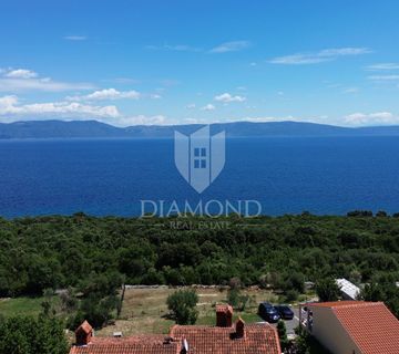 Labin, okolica, građevinsko zemljište sa pogledom na more - cover