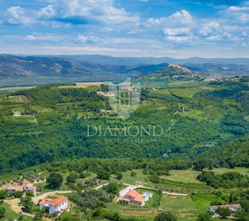 Motovun, okolica! Zemljište u T2 zoni sa prekrasnim pogledom! - cover