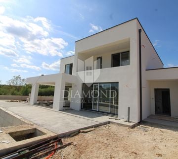 Labin, okolica, novogradnja, kuća za odmor sa bazenom  - cover